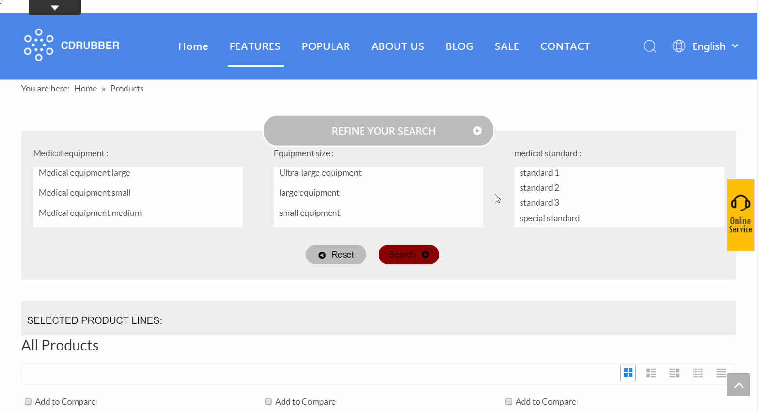 自定義字段篩選